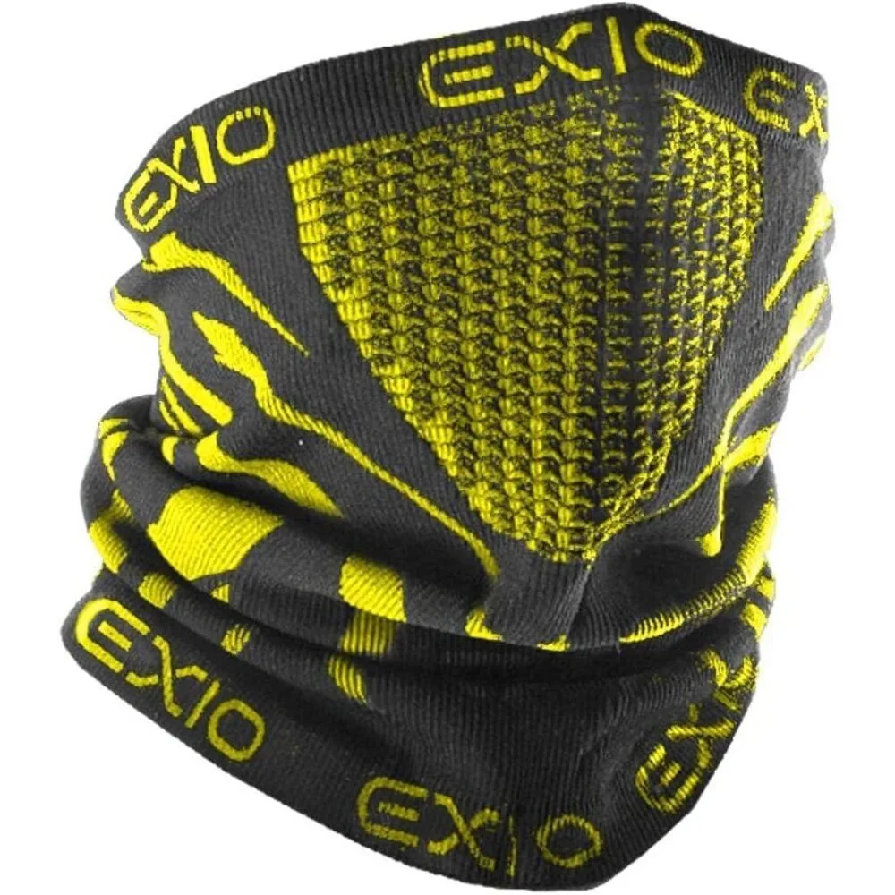 Men's Black/Yellow Winter Neck Warmer Gaiter Balaclava Windproof Ski Face Mask
